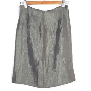 ANN TAYLOR Skirt Silver Women's Size 2